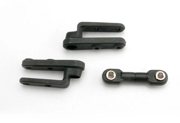 Traxxas Servo horns steering (2)/ steering link (3x12mm threaded rod (1)/ rod ends (2)/ hollow balls (2) — image 3 of 3