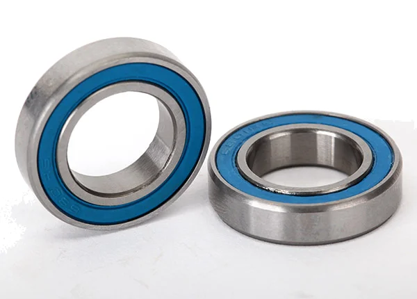 Traxxas Ball bearings blue rubber sealed (12x21x5mm) (2) — image 2 of 2