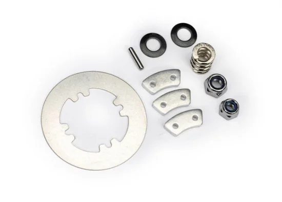 Traxxas Rebuild kit (heavy duty), slipper clutch (steel disc/ aluminium friction pads (3)/ spring (1)/ 2x9.8mm pin/ 5x8mm MW/ 5.0mm NL (1)/ 4.0mm NL (1) — image 2 of 2