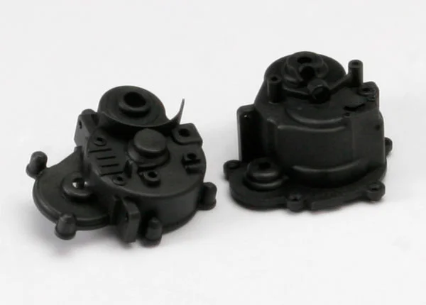 Traxxas Gearbox halves (front rear)/ rubber access plug/ shift detent ball/ spring/ 4mm GS/ shift shaft seal glued &mdash; image 3 of 3