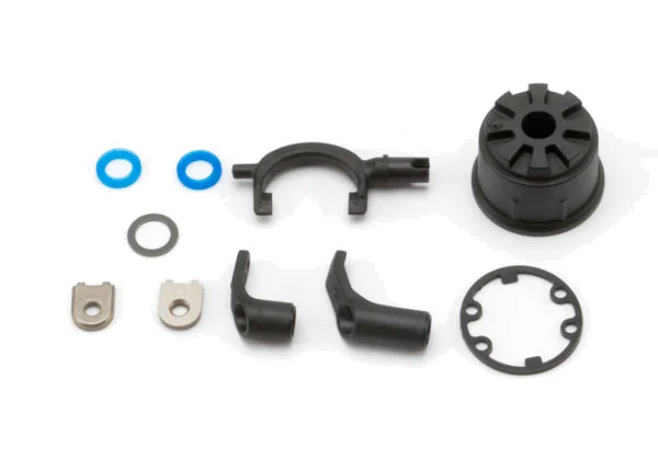 Traxxas Carrier differential (heavy duty)/ differential fork/ linkage arms (front rear)/x-ring gaskets (2)/ ring gear gasket/ bushings (2)/ 6.5x10x0.5 TW — image 3 of 3
