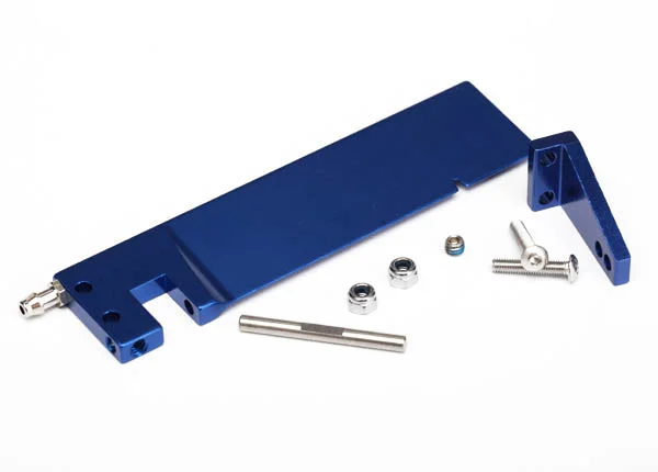 Traxxas Rudder/ rudder arm/ hinge pin/ 3x15mm BCS (stainless) (2)/ NL 3.0 (2)/4x3mm BCS (stainless with threadlock) (1) &mdash; image 2 of 2