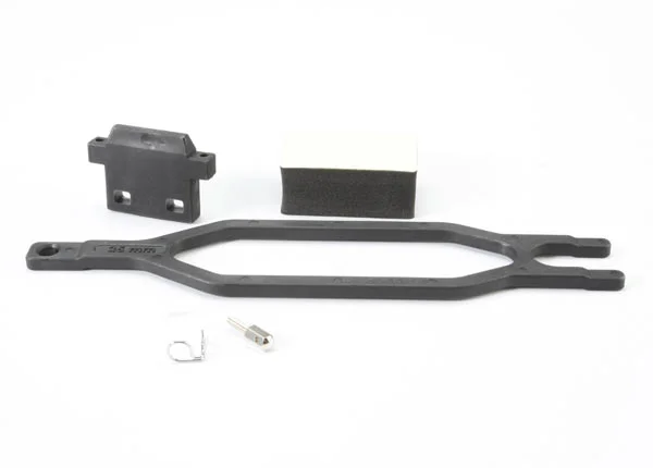 Traxxas Hold down battery/ hold down retainer/ battery post/ foam spacer/ angled body clip &mdash; image 3 of 3