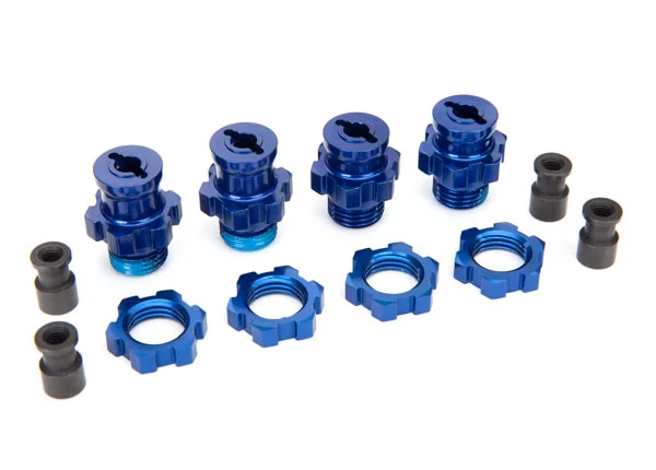 Traxxas Anodized Aluminium 17mm Hex Adapters  ( 2WD ) &mdash; image 4 of 4