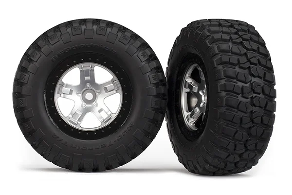 Traxxas BF Goodrich Short Course Tyres on SCT Chrome/Black Wheels - 12mm Hex (2) &mdash; image 4 of 4