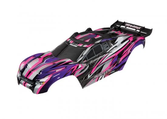 Traxxas Rustler 4x4 VXL Bodyshell - Pre Painted Pink &mdash; image 2 of 2