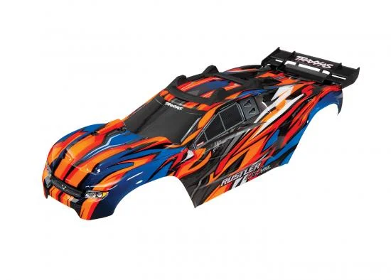 Traxxas Rustler 4x4 VXL Bodyshell - Pre Painted Orange &mdash; image 2 of 2