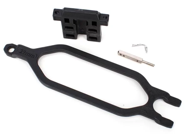 Traxxas Hold down battery/ hold down retainer/ battery post/ angled body clip (allows for installation of taller multi-cell batteries) — image 4 of 4