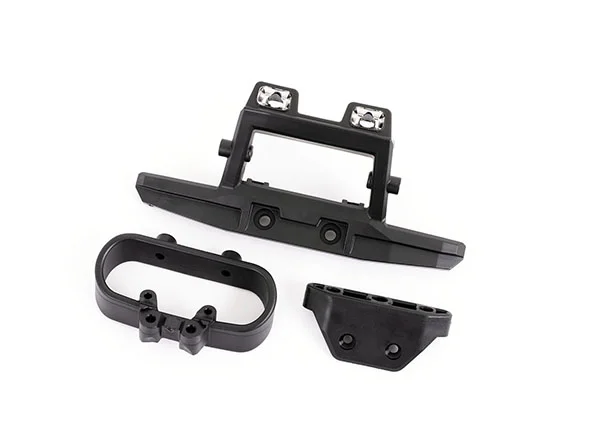 Traxxas Bumper, rear / bumper mount (fits 4WD Rustler) (for LED light kit installation) — image 2 of 2
