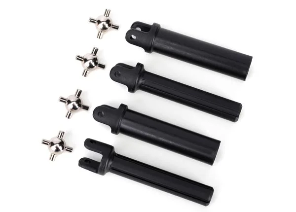 Traxxas Half shafts heavy duty (external splined (2)/ internal splined (2)/ metal u-joints (4) — image 4 of 4