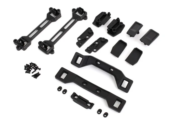 Traxxas Body conversion kit, Slash 4X4 (includes front + rear body mounts, latches, hardware) (for clipless mounting) &mdash; image 2 of 2
