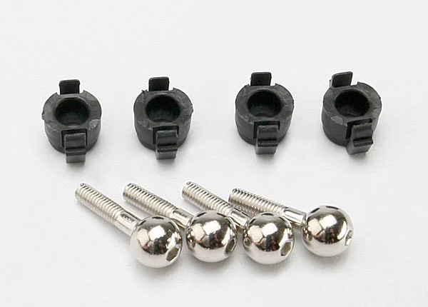 Traxxas Pivot balls (4)/ pivot ball caps (4) &mdash; image 3 of 3