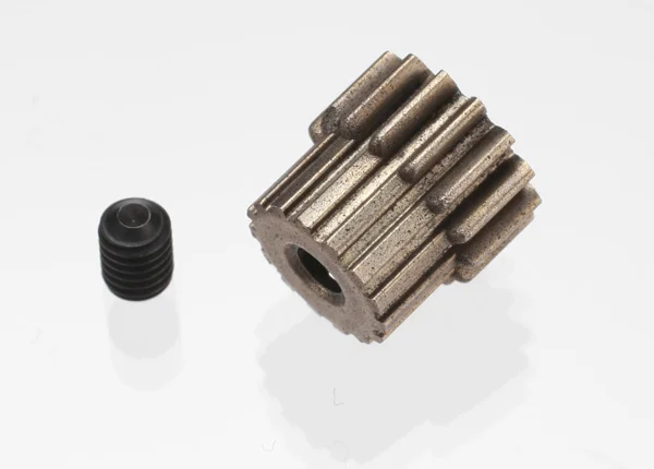 Traxxas Gear, 15-T pinion (48 pitch, 2.3mm shaft) / set screw — image 2 of 2