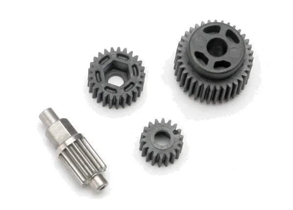 Traxxas Gear set transmission (includes 18T 25T input gears 13T idler gear (steel) 35T output gear M3x13.75 screw pin) — image 3 of 3