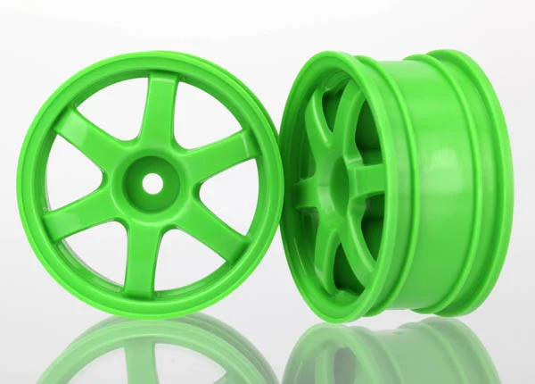 Traxxas 1:16 Rally Wheels - Volk Racing TE37 (Ken Block Green) (2) &mdash; image 4 of 4