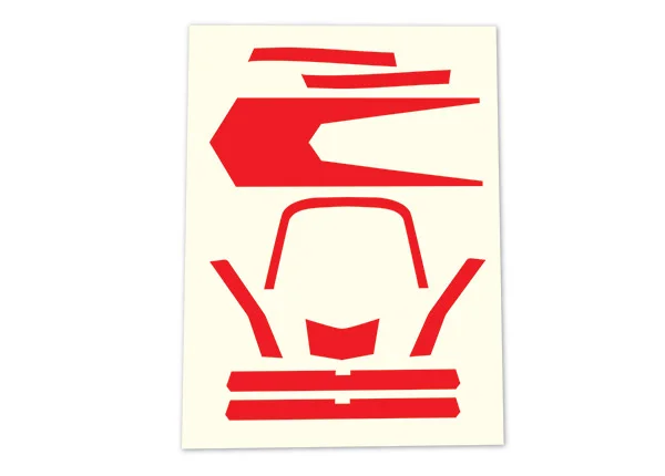 Traxxas Decals high visibility red — image 2 of 2