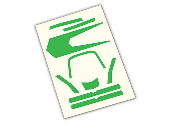 Traxxas Decals high visibility green — image 2 of 2