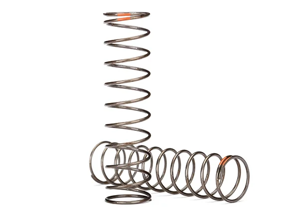 Traxxas Springs Shock (natural finish) (GTS) (0.39 rate orange stripe) (2) — image 2 of 2