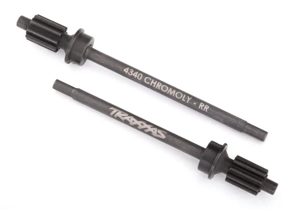 Traxxas Axle shaft rear heavy duty (left right)/ portal drive input gear rear (machined) — image 2 of 2