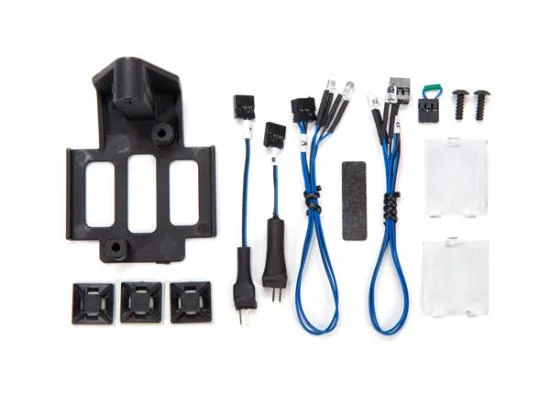 Traxxas Installation kit, Pro Scale Advanced Lighting Control System, TRX-4 Sport (includes mount, rear lens, reverse lights and turn signal harnesses, hardware) — image 2 of 2