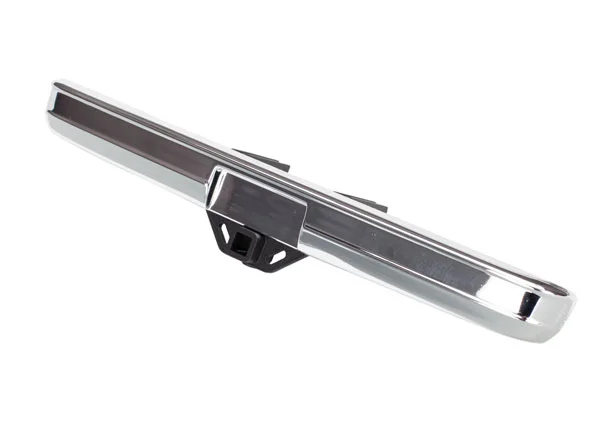 Traxxas Bumper rear (chrome)/ bumper mount/ 3x8 BCS (2) — image 2 of 2
