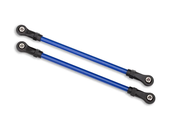 Traxxas Suspension links rear upper blue (2) (5x115mm powder coated steel) (assembled with hollow balls) (for use with 8140X TRX-4 Long Arm Lift Kit) — image 2 of 2