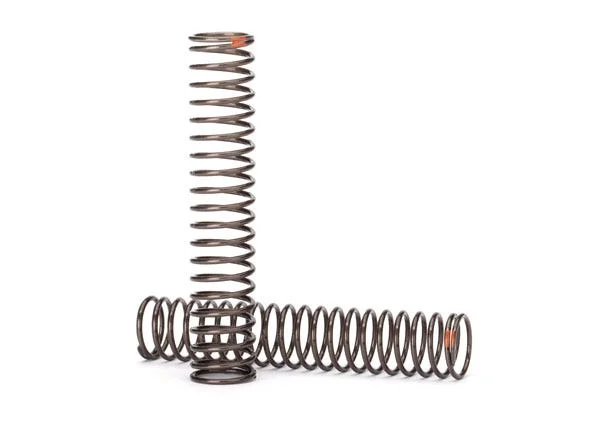 Traxxas Springs Shock long (natural finish) (GTS) (0.39 rate orange stripe) (for use with TRX-4 Long Arm Lift Kit) — image 2 of 2