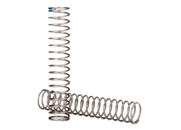 Traxxas Springs Shock long (natural finish) (GTS) (0.62 rate blue stripe) (for use with TRX-4 Long Arm Lift Kit) — image 2 of 2