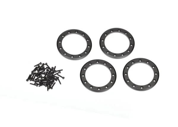 Traxxas Beadlock rings black (1.9) (Aluminium) (4)/ 2x10 CS (48) — image 2 of 2