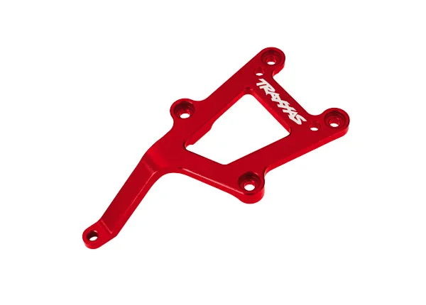 Traxxas Chassis brace, front, 6061-T6 aluminium (red-anodised) — image 2 of 2