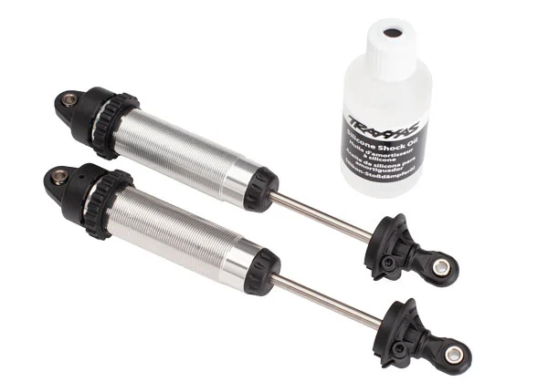 Traxxas Shocks GTR 134mm silver Aluminium (fully assembled w/o springs) (front threaded) (2) — image 3 of 3