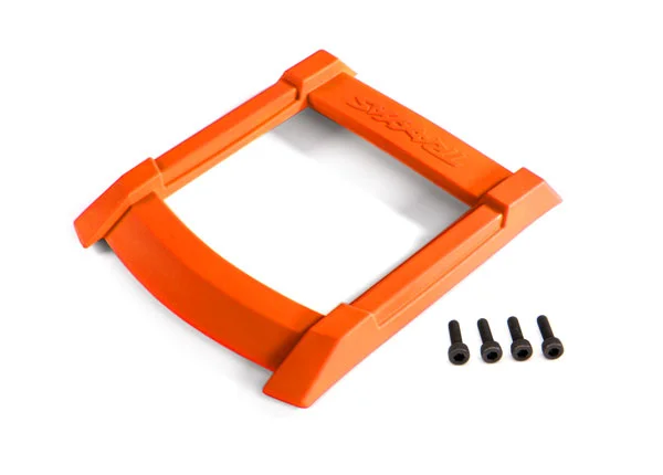 Traxxas Skid plate roof (body) (orange)/ 3x12mm CS (4) — image 2 of 2