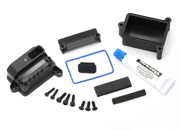 Traxxas Box receiver (sealed)/ wire cover/ foam pads/ silicone grease/ 2.5x10 CS (2)/ 3x15 CCS (3) — image 3 of 3