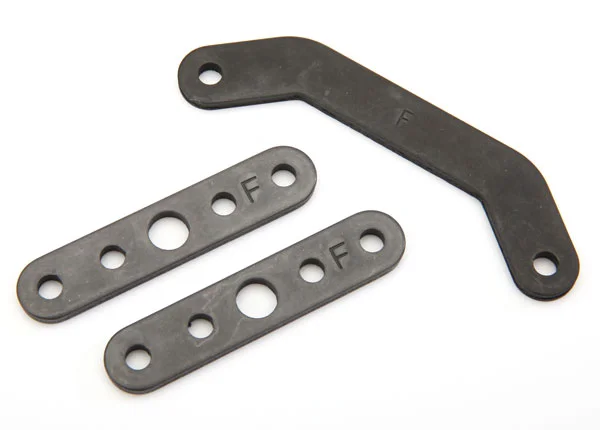 Traxxas Bulkhead tie bar front upper (1)/ lower (2) (steel) — image 2 of 2