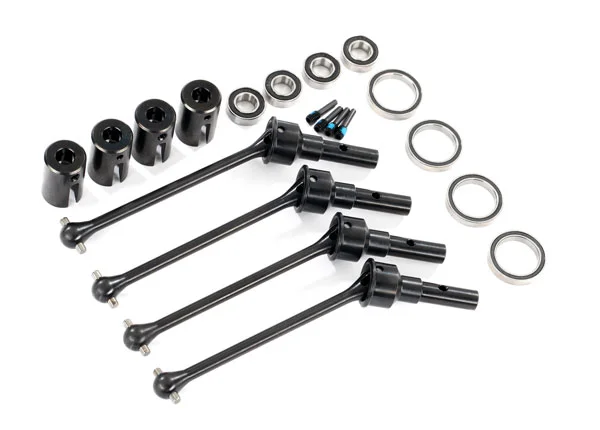 Traxxas Driveshafts steel constant-velocity (assembled) front or rear (4) (8654 8654G or 8654R required for a complete set) — image 2 of 2