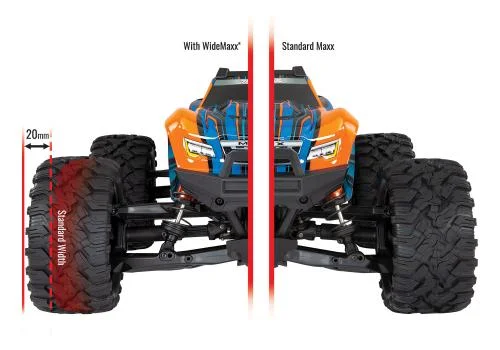 Traxxas WideMaxx Suspension Kit for MAXX 1:10 - Red &mdash; image 3 of 4