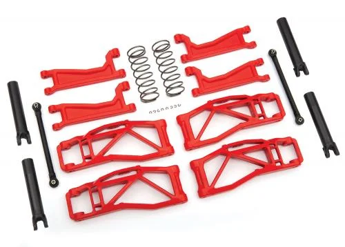 Traxxas WideMaxx Suspension Kit for MAXX 1:10 - Red &mdash; image 2 of 4