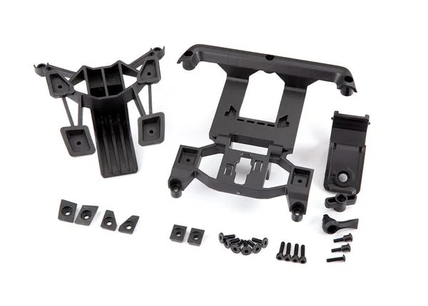 Traxxas Body Mounts, Front + Rear / 3x12mm CS (4) / 3x12mm Shoulder Screw (2 pcs) / 3x10mm Flat-Head Machine Screw (8) / 3x12mm BCS (1) — image 2 of 2