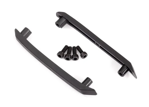 Traxxas Skid Plate, Roof (Body) (Black) / 3x8mm CS (4 pcs) — image 2 of 2
