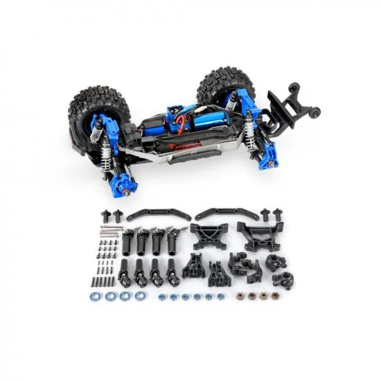 Traxxas Outer Driveline + Suspension Upgrade Kit, extreme heavy duty, orange &mdash; image 6 of 18