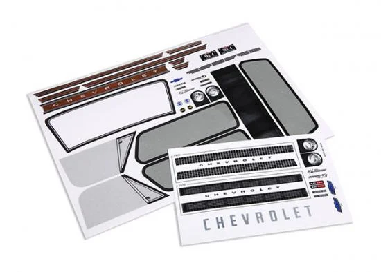Traxxas Decal sheets, Chevrolet Blazer (1969 -1972) &mdash; image 2 of 2
