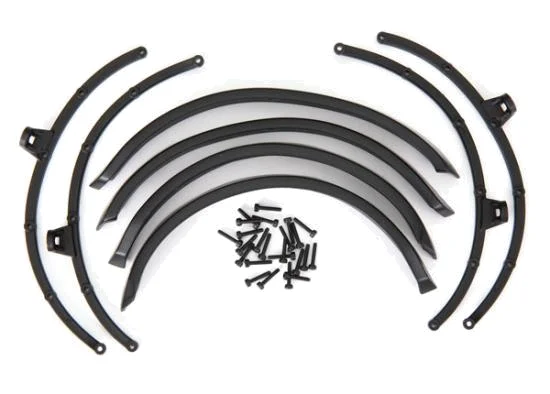 Traxxas Fender flares, front + rear (2 each)/ flare mounts (4)/ 2x8 CS (24) (fits 9211 body) — image 2 of 2