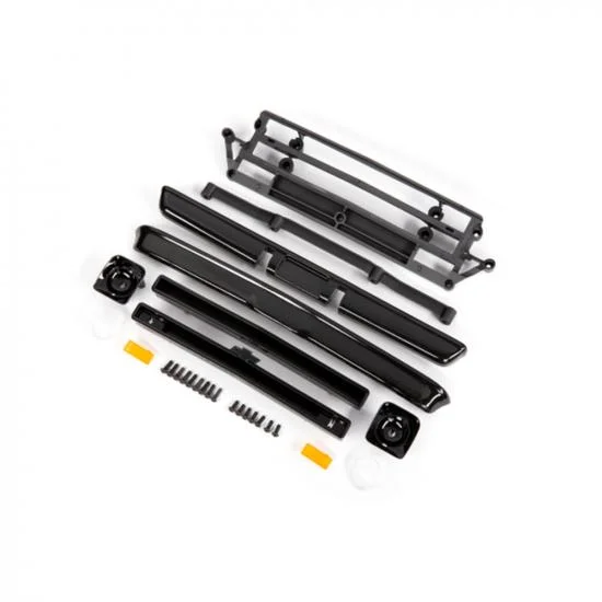 Traxxas Body accessories, Chevrolet C10, black (includes grille (upper + lower), headlight housings (left + right), bumpers (front + rear), mounting retainers and hardware) — image 2 of 2