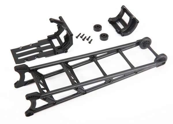 Traxxas Wheelie bar, black (assembled)/ wheelie bar mount — image 2 of 2