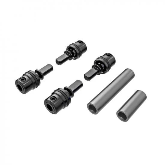Traxxas Driveshafts, center, female, 6061-T6 aluminium (dark titanium-anodised) (front + rear) (for use with 9751 metal center driveshafts) — image 2 of 2