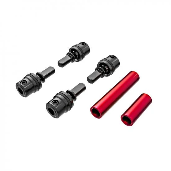 Traxxas Driveshafts, center, female, 6061-T6 aluminium (red-anodised) (front + rear) (for use with 9751 metal center driveshafts) — image 2 of 2