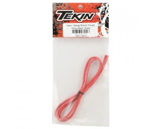 Tekin 12AWG Silicon Power Wire 3 Red &mdash; image 2 of 2