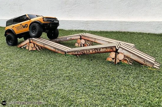 CML Racing Crawler Park Axes Crossing Obstacle 1:10 Crawler Circuit — image 8 of 11
