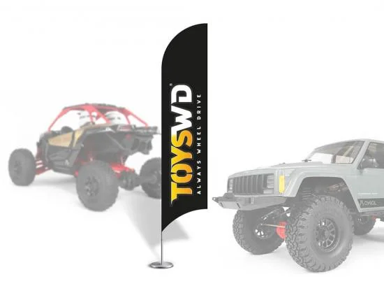 Crawler Park Toyswd 1:10 Scale Beach Flags (2Pcs) — image 2 of 3