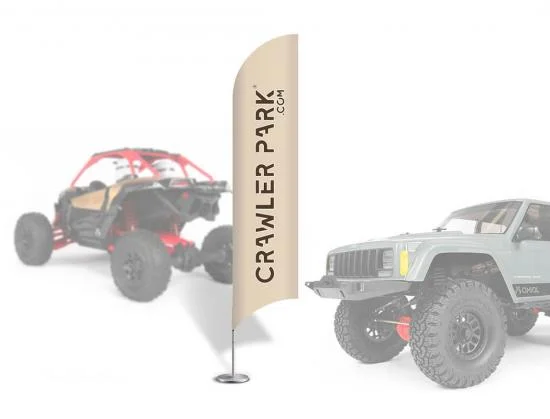 Crawler Park 1:10 Scale Beach Flags (2Pcs) — image 2 of 2